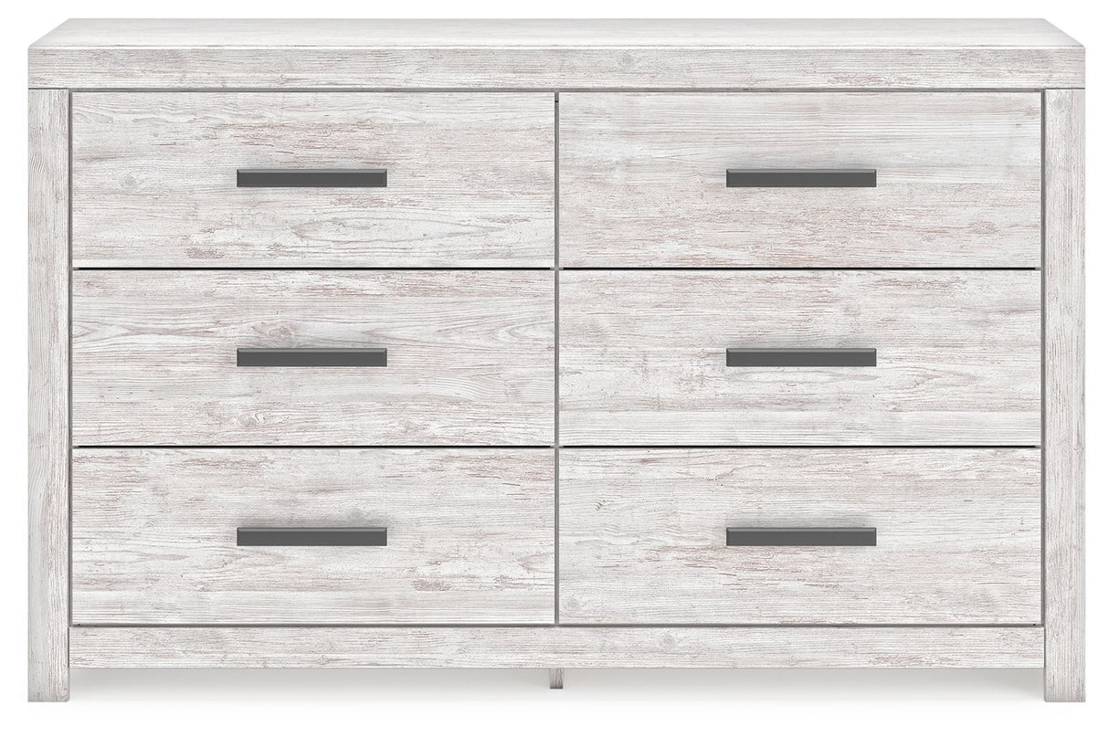 Cayboni - Whitewash - Six Drawer Dresser