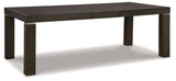 Hyndell - Dark Brown - Rectangular Dining Room Extension Table