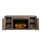 Tobias - Fireplace - Rustic Oak Finish - 25"