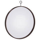 Gwyneth - Round Wall Mirror - Black Nickel