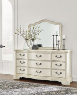 Arlendyne - Dresser And Mirror - Antique White