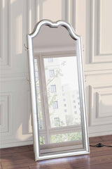 Evangeline - Full Length LED Floor Mirror - Silver Oak