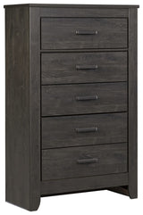 Brinxton - Five Drawer Chest - Charcoal